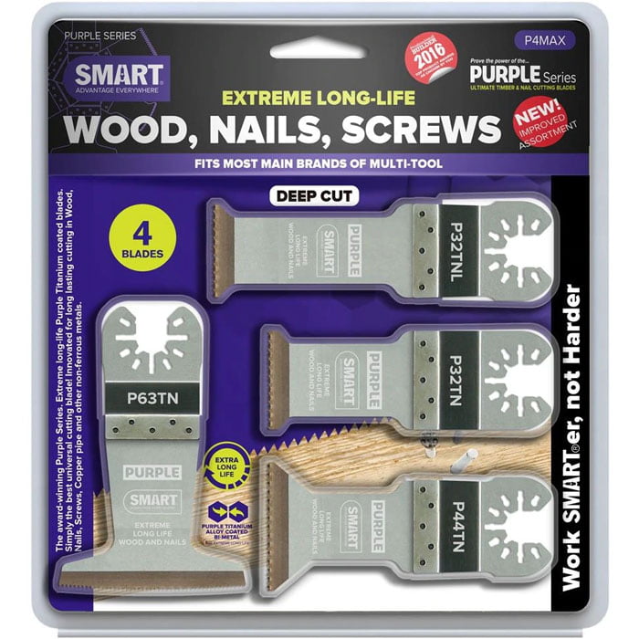 SMART Purple Multitool bladenset 4 stuks