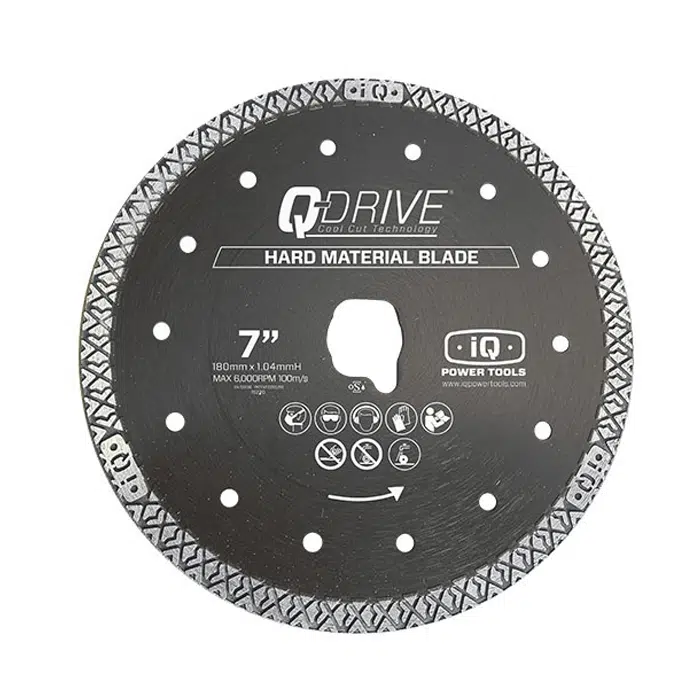 iQ Power Tools Cyclone Hard Diamantschijf ø180mm - Harde materialen