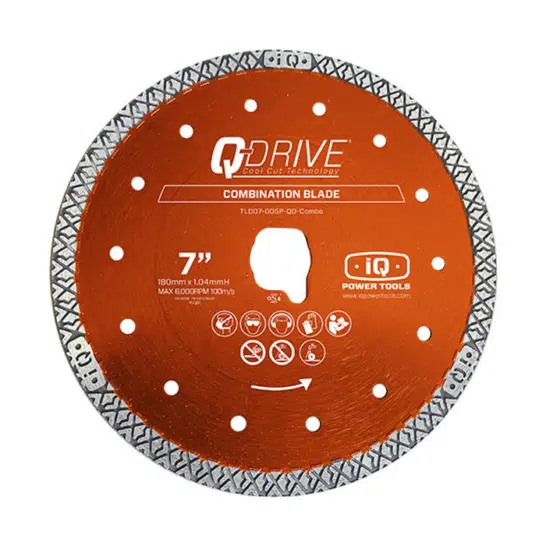 iQ Power Tools Cyclone Hard Diamantschijf ø180mm - Alle materialen