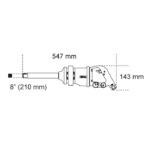 Beta 1930LH Omschakelbare slagmoersleutel 7.1 kg