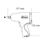 Beta 1927B Omschakelbare slagmoersleutel