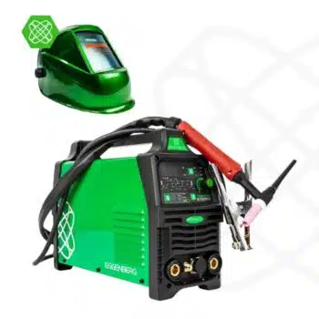 Eggenberg TIG200P TIG Lasapparaat 10-200A DC/HF PULSE 230V + Lashelm