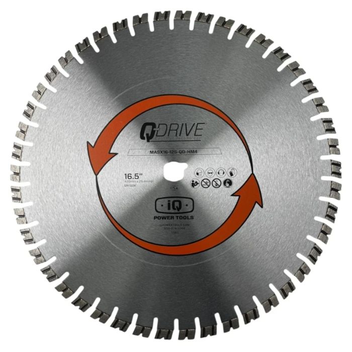 MASX16-125-QD-HM4 420 mm zaagblad Q-Drive IQMS362i
