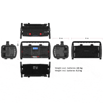Perfectpro DAB+ FM Oplaadbare Workstation 4.3 kg - Afbeelding 6