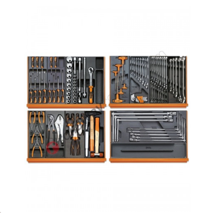 Beta 5904VA/T Assortiment van 102 gereedschappen in zachte inlegbak