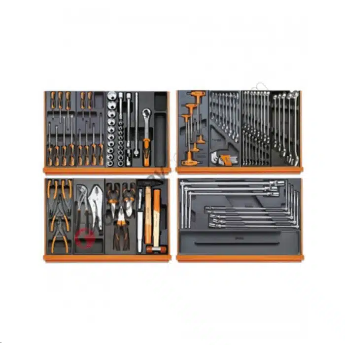 Beta 5904VA/T Assortiment van 102 gereedschappen in zachte inlegbak