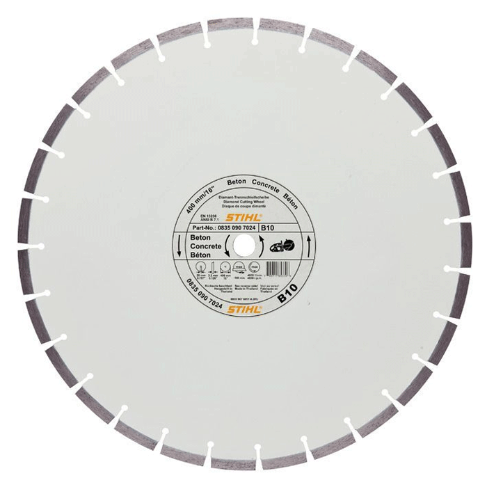 STIHL D-B10 Diamant Doorslijpschijf Ø 300mm
