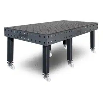 Weldkar Lastafel Ø28 2400x1200x15mm - Verrijdbaar
