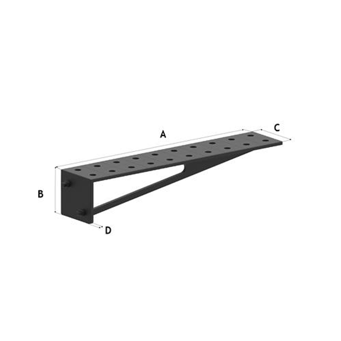 Weldkar Verlengstuk tafel 1000×200 mm t.b.v. Lastafels Weldkar