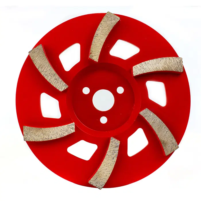 Bycon Diamantschijf 180mm K30 - 6 segmenten - Zachte binding - Medium Korrel