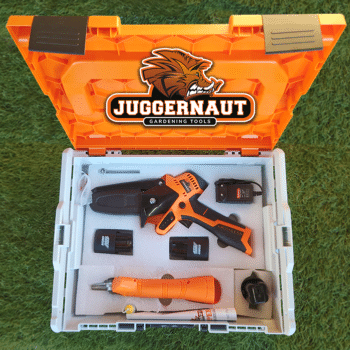 Juggernaut ACTIESET Accu Snoeizaag 100mm + Snoeischaar 25mm 16V - Afbeelding 3
