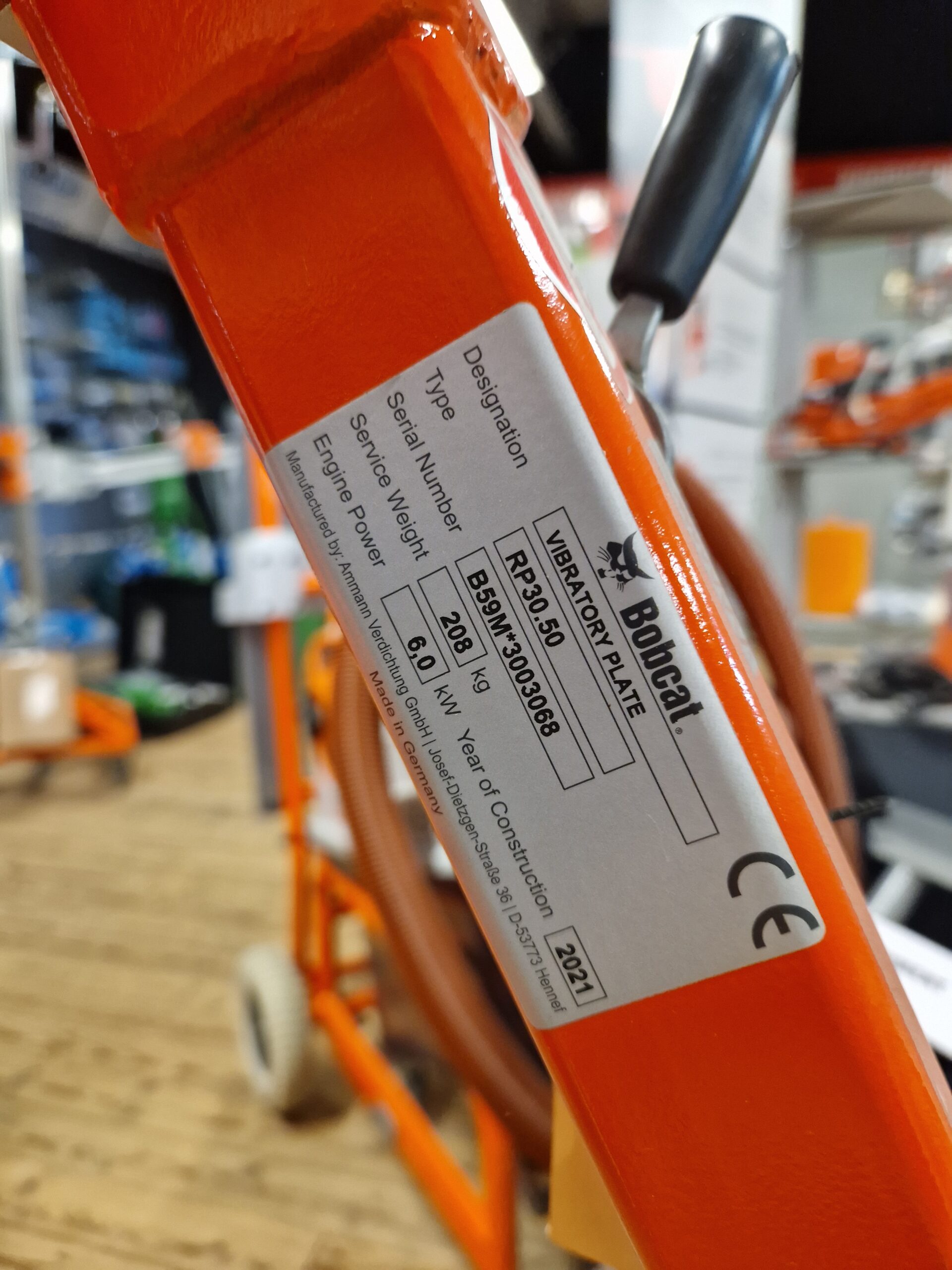 Bobcat RP30.50 Benzine trilplaat 5