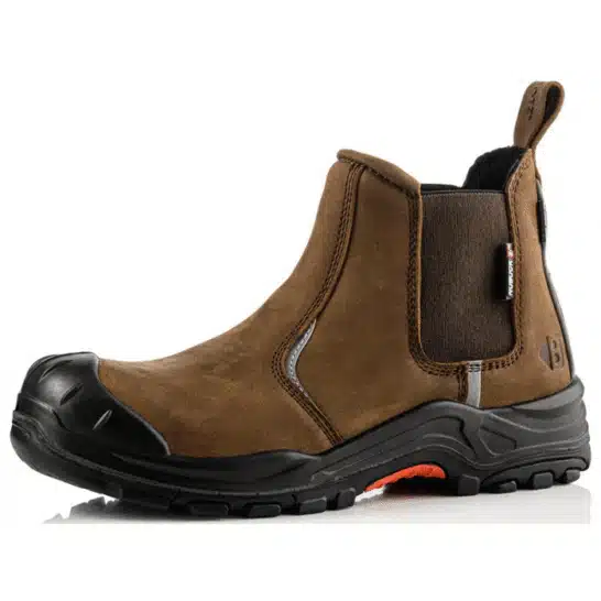 Buckler Boots NKZ101BR S3 Nubuckz Instapper bruin