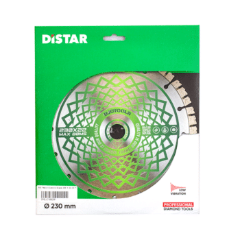 BJC Rapid PRO Diamantzaagblad Droog 230mm 22,23mm - Baksteen Graniet Bestratingstegels & Gewapend beton - Afbeelding 3