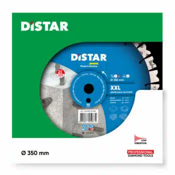DiStar 1A1RSS Diamantzaagblad Nat XXL 350mm 25,4mm - Hoogste segmenten in de markt - Afbeelding 4