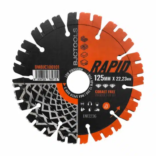 BJC Rapid PRO Diamantzaagblad Droog 125 mm