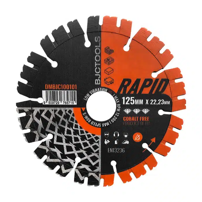 BJC Rapid PRO Diamantzaagblad Droog 125 mm