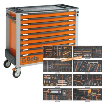 Beta 2400S XL9_E-XXL Gereedschapswagen Actie - 716-delige Gereedschapsset (2)