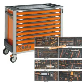 Beta 2400S XL9_E-XXL Gereedschapswagen Actie - 716-delige Gereedschapsset (2)