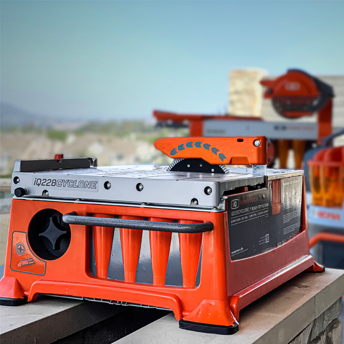 IQ228CYCLONE Tegelzaagmachine Sfeer 3