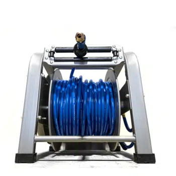 D'Orly AEROFLEX Zelfoprollende - veerbediende luchtslanghaspel 12 bar - luchtslang met haspel - Afbeelding 4