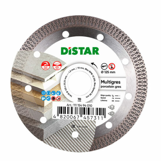 DiStar Diamantschijf 1A1R Multigres - 125x22,23