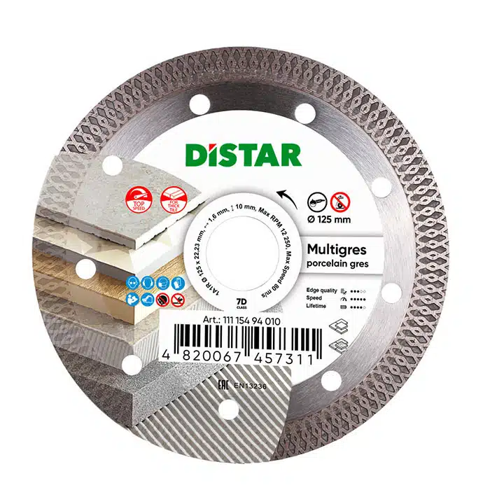 DiStar Diamantschijf 1A1R Multigres - 125x22,23
