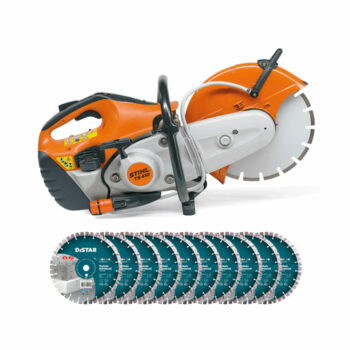 STIHL TS 410 Benzine doorslijpmachine 300mm + 10x DiStar Diamantschijf Technic Advanced Universeel