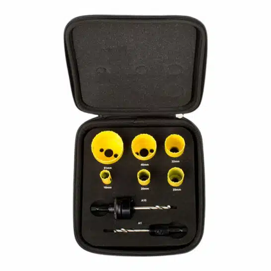 Starrett Fast-Cut Gatzaagset Elektricien 6-delig