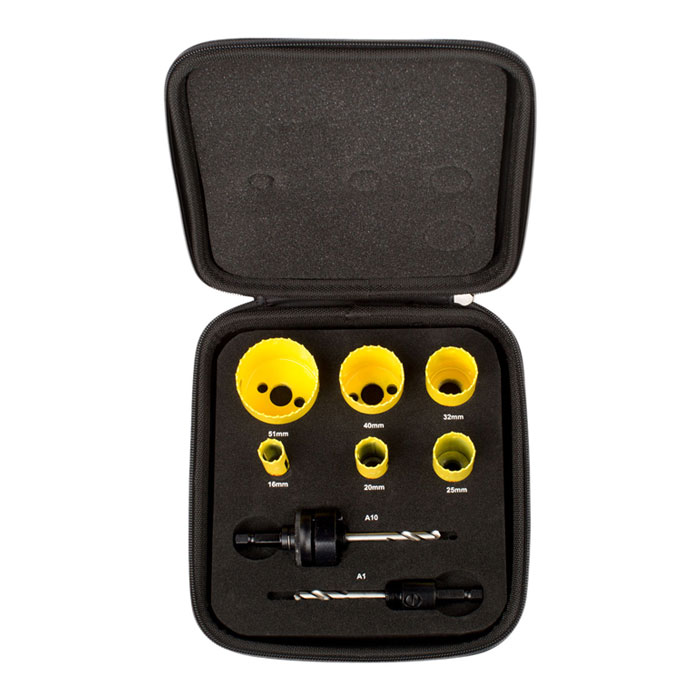 Starrett Fast-Cut Gatzaagset Elektricien 6-delig