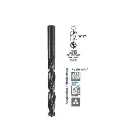 Krino HSS-G DIN338 Metaalborenset