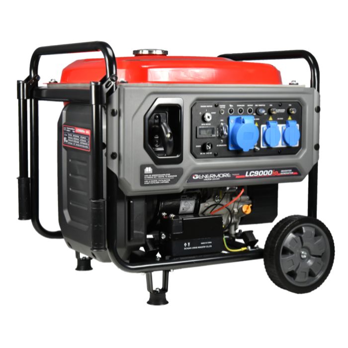 Genermore Generator 9,0kVA Inverter Aggregaat op Benzine – LC9000io – Eenfasig (1x230V)