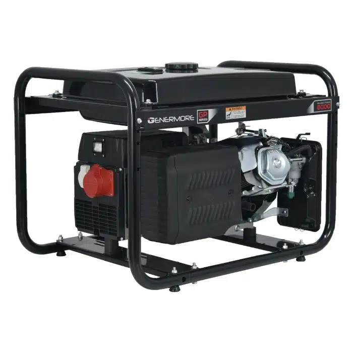 Genermore Generator 8.0kVA op Benzine - GP8000LT400 met AVR - Driefasig