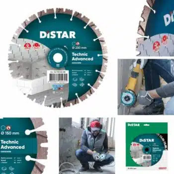 BYCON AVC38-HEPA Bouwstofzuiger 1350W Actieset met Baier BDN466/6 Sleuvenzaag en DiStar Diamantschijven - Afbeelding 3