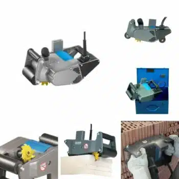 Baier BMF 501 Muurfrees SET met BYCON AVC38 Bouwstofzuiger H-klasse & Freeswielen - Afbeelding 3