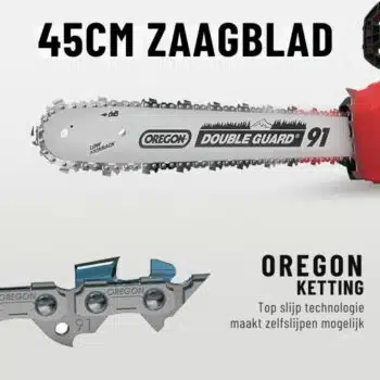 DCK Tools Accu Kettingzaag 58V SET - incl. 1 x 5.0Ah Accu & Snellader - KDCS58181FDK - Afbeelding 10