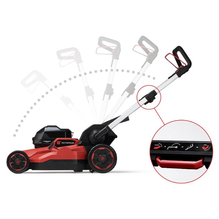 DCK Accu grasmaaier 58V – Opvouwbaar