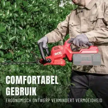 DCK Tools 58V Gazon & Haag Combi Actiebundel - Accu grasmaaier + Heggenschaar met extra 5.0Ah Accu - Afbeelding 16