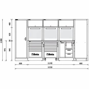 BETA RSC50 I Werkplaatsinrichting tekening