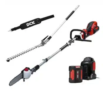 DCK 58V Accu Combimotor Set – Kettingzaag & Heggenschaar op steel | KDPH581+KDHT211+KDCS101