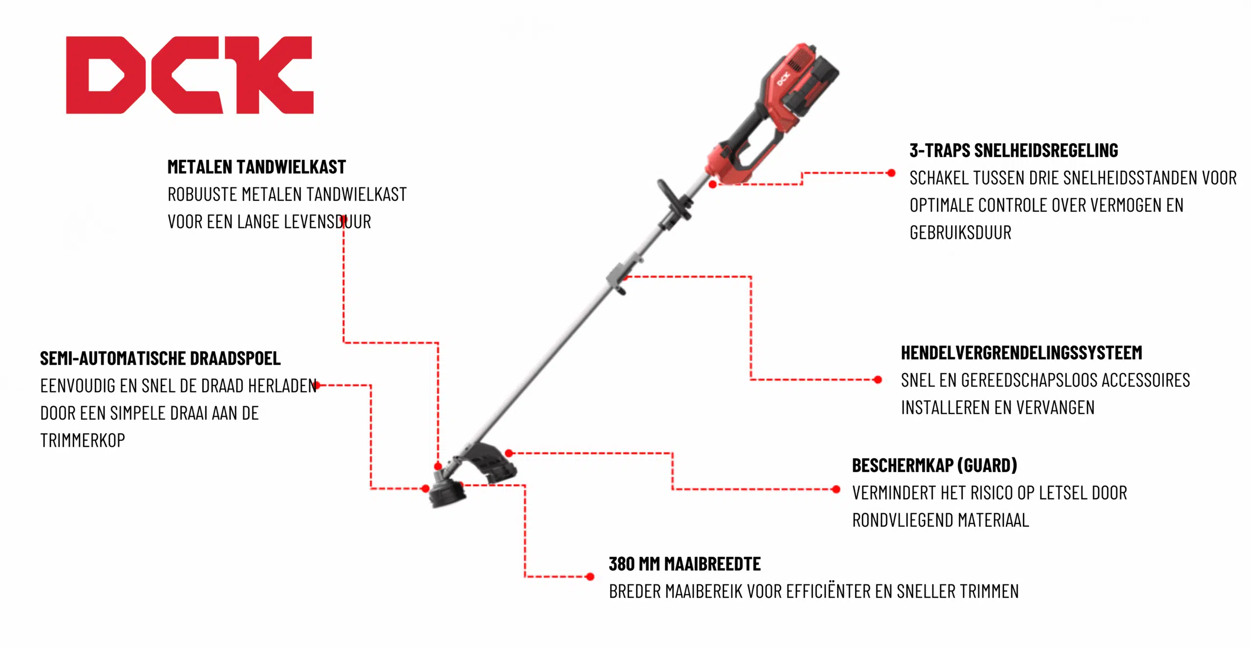 DCK 58V Bosmaaier voordelen