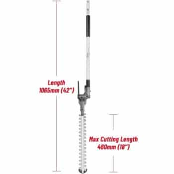 DCK 58V Accu Combimotor Set - Bosmaaier & Heggenschaar op steel | KDPH581+KDST151+KDHT211 - Afbeelding 10