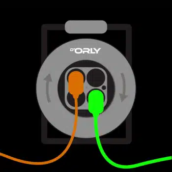 D'Orly 3×2.5mm² Neopreen Kabelhaspel 230V IP44 - 25M/40M - H07RN-F - Afbeelding 2