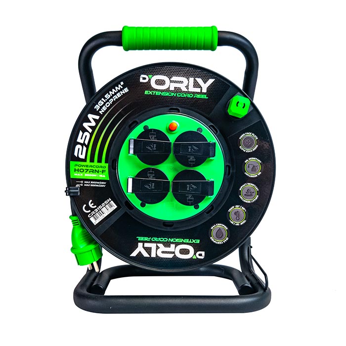 D’Orly 3×1.5mm² Neopreen Kabelhaspel