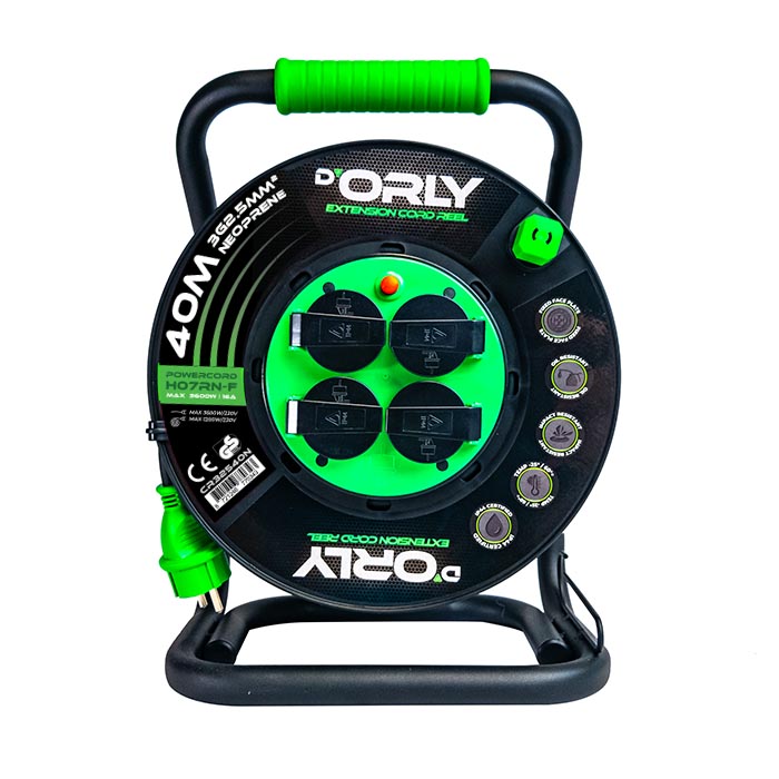 D’Orly 3×2.5mm² Neopreen Kabelhaspel