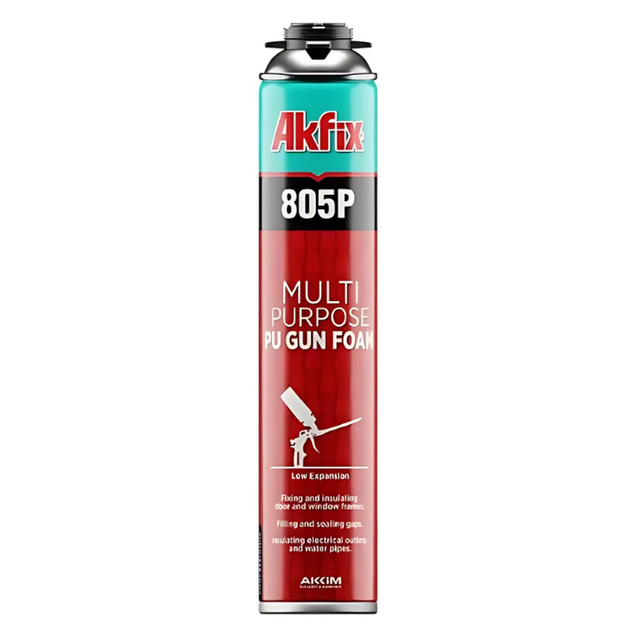 AKFIX 805P purschuim MULTI GUNFOAM lichtgeel 750ML