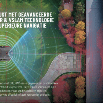 DCK Robotmaaier zonder draad – met 3D LiDAR, AI & slimme navigatie tot 2000 m² - DCK TERRAINA S - KDRM220 - Afbeelding 5