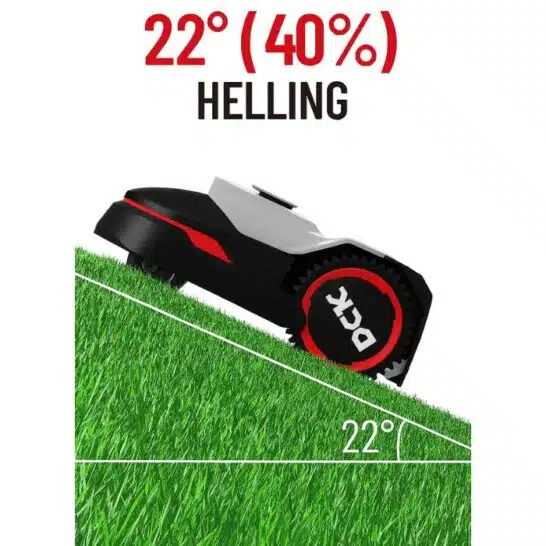 DCK KDRM107 Robotmaaier met perimeterdraad tot 1.000m2 (4)