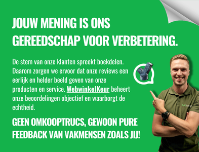 Webshop Trustmark and customer reviews