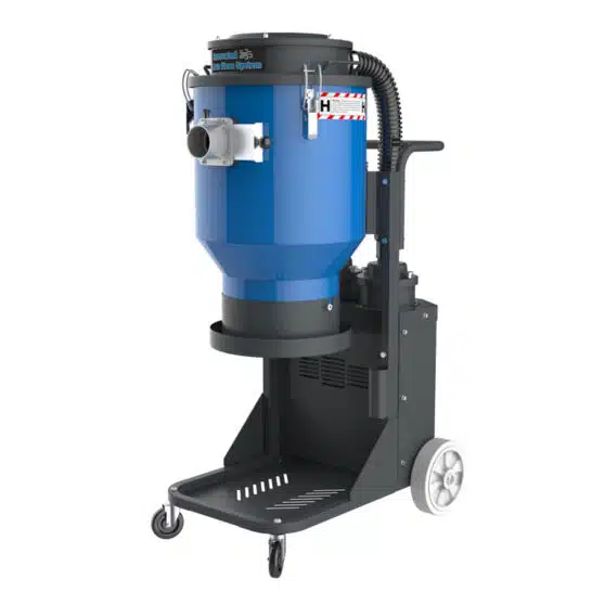 Bedieningspaneel van de BYCON Industriële cycloonstofzuiger AVC-2000P met Auto Pulsing-filters